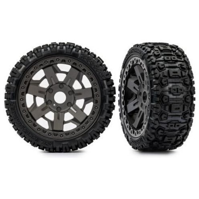 Traxxas kolo 3.0", disk šedý, pneu Sledgehammer (2)