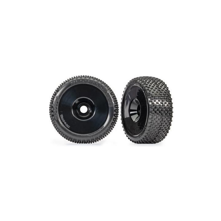Traxxas kolo 3.0", disk černý, pneu Response Pro (2)