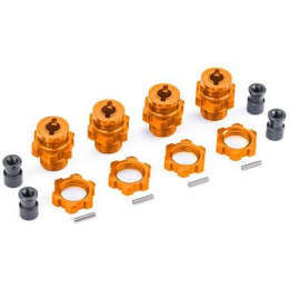 Traxxas náboj kola krátký hliníkový oranžový (pro NO9080)