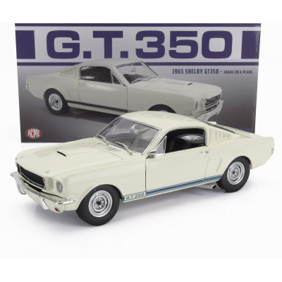 ACME MODELS FORD USA MUSTANG SHELBY GT350 COUPE 1965 - WHITE 1/18