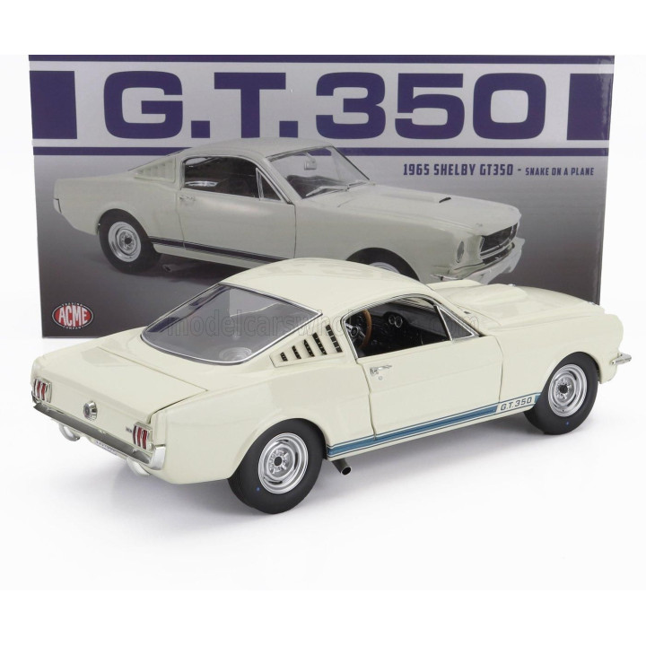 ACME MODELS FORD USA MUSTANG SHELBY GT350 COUPE 1965 - WHITE 1/18