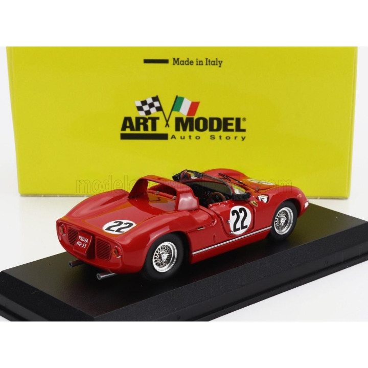 ART MODEL FERRARI 275P SPIDER ch.0820 TEAM SEFAC FERRARI N 22 WINNER 12h SEBRING 1964 MICHEAL PARKES - UMBERTO MAGLIOLI - RED 1/
