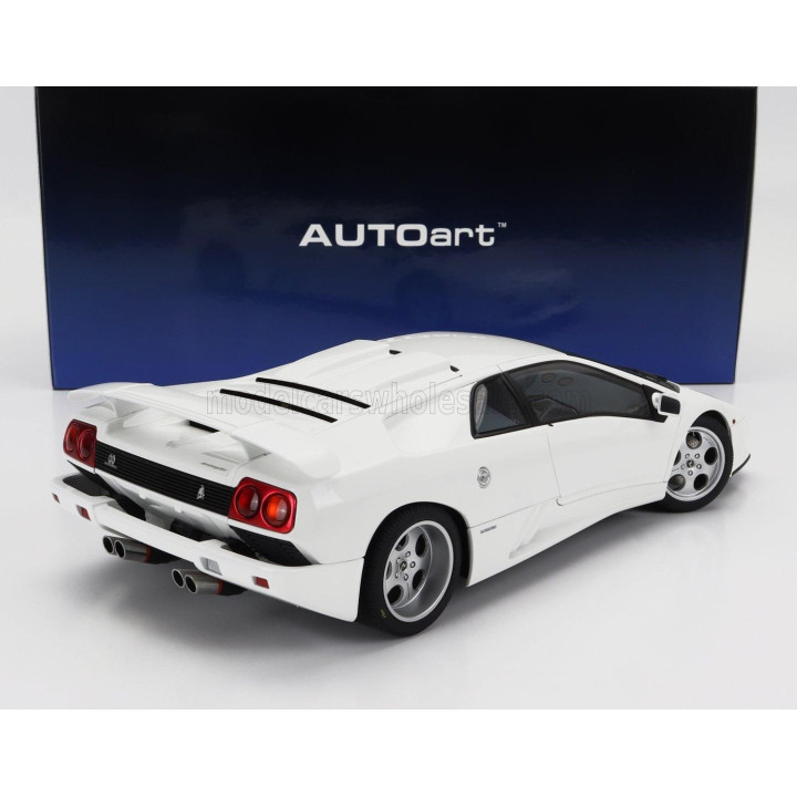 AUTOART LAMBORGHINI DIABLO SE30 JOTA 1995 - IMPACT WHITE 1/18