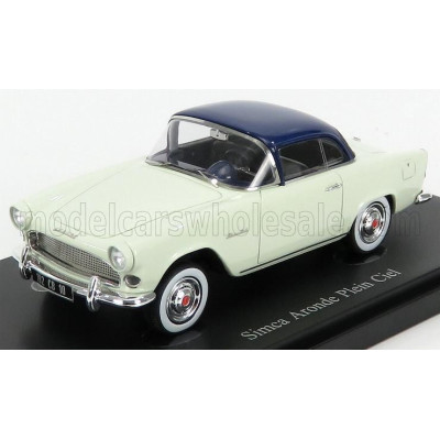 AUTOCULT SIMCA ARONDE PLEIN CIEL FRANCE 1957 - LIGHT GREEN DARK BLUE 1/43