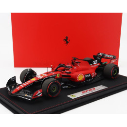 BBR MODELS FERRARI F1  SF-23 TEAM SCUDERIA FERRARI N 16 3rd BELGIUM SPA GP 2023 CHARLES LECLERC - CON VETRINA - WITH SHOWCASE - 
