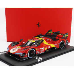 BBR MODELS FERRARI 499P 3.0L TURBO V6 TEAM FERRARI AF CORSE N 50 5th 24h LE MANS (POLE POSITION) 2023 ANTONIO FUOCO - MIGUEL MOL