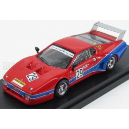 BEST MODEL FERRARI 512 BB LM N 29 MUGELLO 1981 DEL BUONO - GOVONI - RED BLUE 1/43