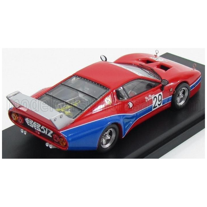 BEST MODEL FERRARI 512 BB LM N 29 MUGELLO 1981 DEL BUONO - GOVONI - RED BLUE 1/43
