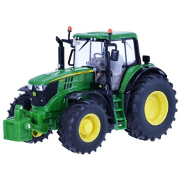 BRITAINS JOHN DEERE 6195M TRACTOR 2014 - GREEN YELLOW 1/32