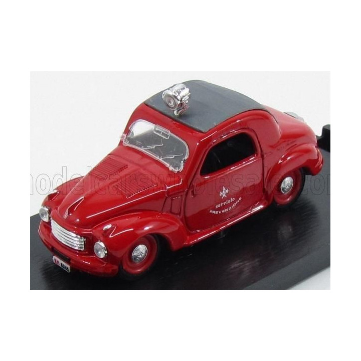BRUMM FIAT 500C TOPOLINO VIGILI DEL FUOCO 1936 - RED 1/43