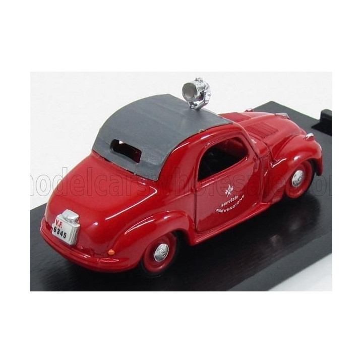 BRUMM FIAT 500C TOPOLINO VIGILI DEL FUOCO 1936 - RED 1/43