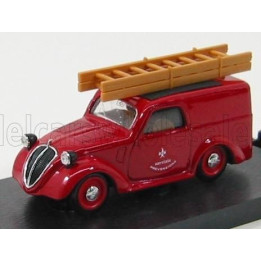BRUMM FIAT 500B VAN VIGILI DEL FUOCO SERVIZIO PREVENZIONE 1946 - RED 1/43