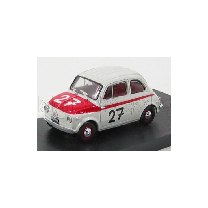 BRUMM FIAT 500 NUOVA SPORT 12H HOCKENHEIM N 27 1958 - GREY 1/43