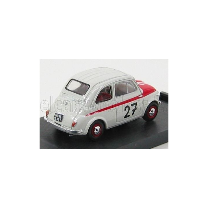 BRUMM FIAT 500 NUOVA SPORT 12H HOCKENHEIM N 27 1958 - GREY 1/43