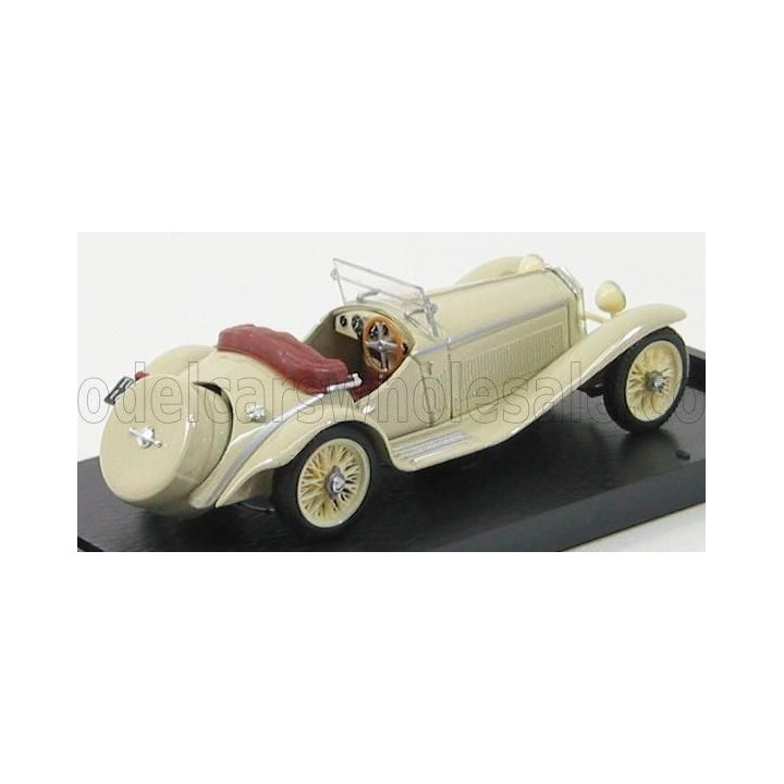 BRUMM ALFA ROMEO 1750 GS ZAGATO SPIDER 1931 - IVORY 1/43