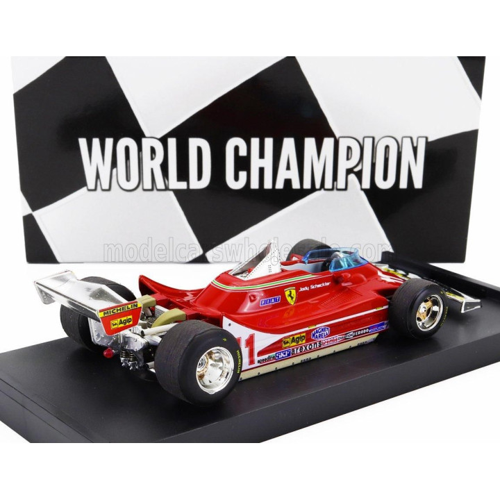 BRUMM FERRARI F1  312T4 N 11 WORLD CHAMPION WINNER MONZA ITALY GP 1979 JODY SCHECKTER - RED 1/43