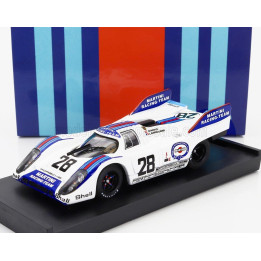 BRUMM PORSCHE 917K MARTINI RACING TEAM N 28 1000km AUSTRIA 1971 HELMUT MARKO - GERARD LARROUSSE - WHITE BLUE RED 1/43
