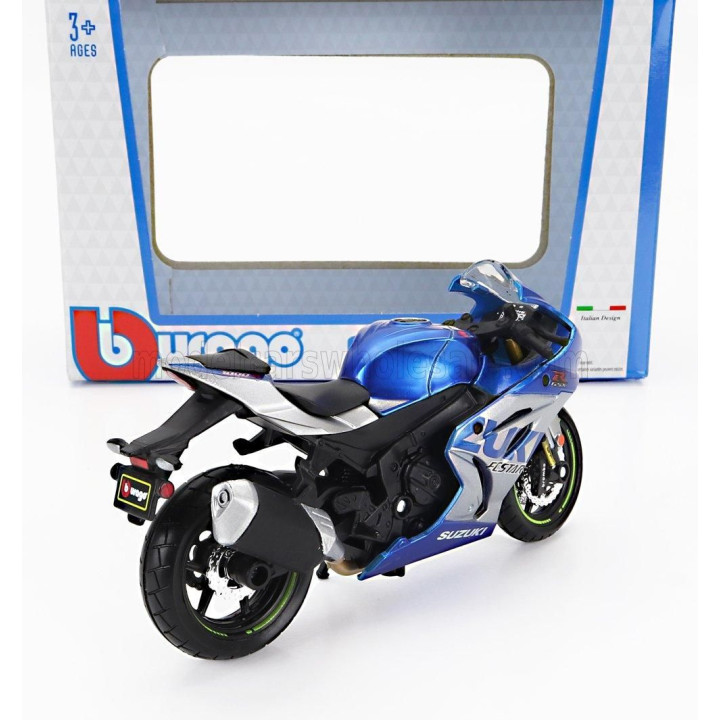 BURAGO SUZUKI GSX-R1000 R 2021 - BLUE SILVER 1/18
