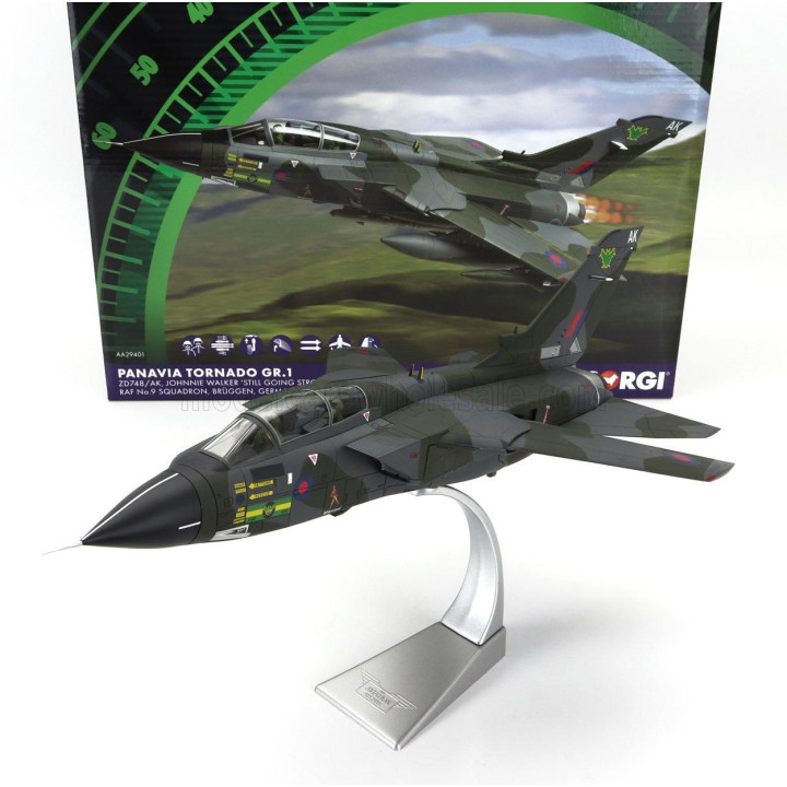 CORGI PANAVIA AIRCRAFT GR.1 TORNADO MILITARY AIRPLANE 1998 - MILITARY CAMOUFLAGE 1/48