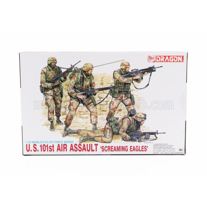 DRAGON ARMOR ACCESSORIES AIR ASSAULT SCREAMING EAGLES MILITARY FIGURES 1/35