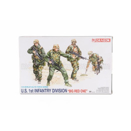 DRAGON ARMOR ACCESSORIES USA INFANTRY DIVISION BIG RED ONE MILITARY FIGURES 1/35