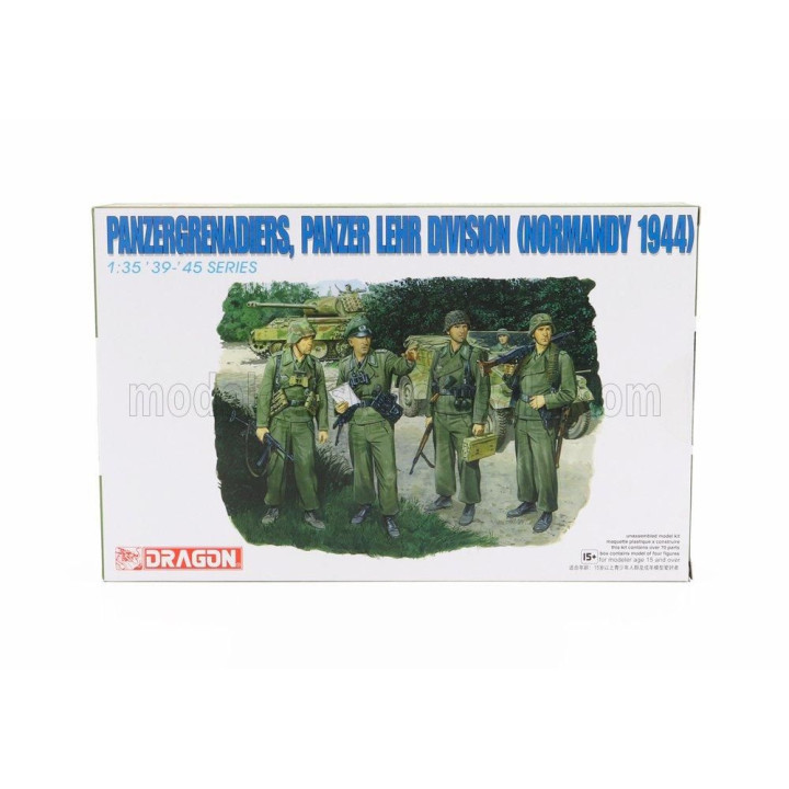 DRAGON ARMOR ACCESSORIES PANZERGRENADIERS MILITARY FIGURES NORMANDY 1944 1/35