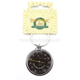 EDICOLA ACCESSORIES PORTACHIAVI - KEYRING CITROEN ROUND SPEEDOMETER - DIAMETER CM. 4.0 1/2