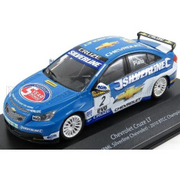 EDICOLA CHEVROLET CRUZE LT TEAM RML SILVERLINE CHEVROLET N 2 CHAMPION SEASON BTCC 2010 JASON PLATO - BLUE WHITE 1/43