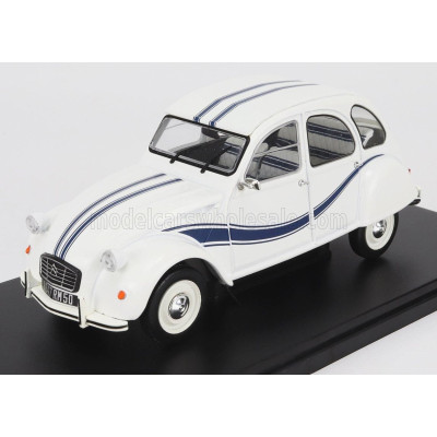 EDICOLA CITROEN 2CV FRANCE 3 1983 - WHITE BLUE 1/24