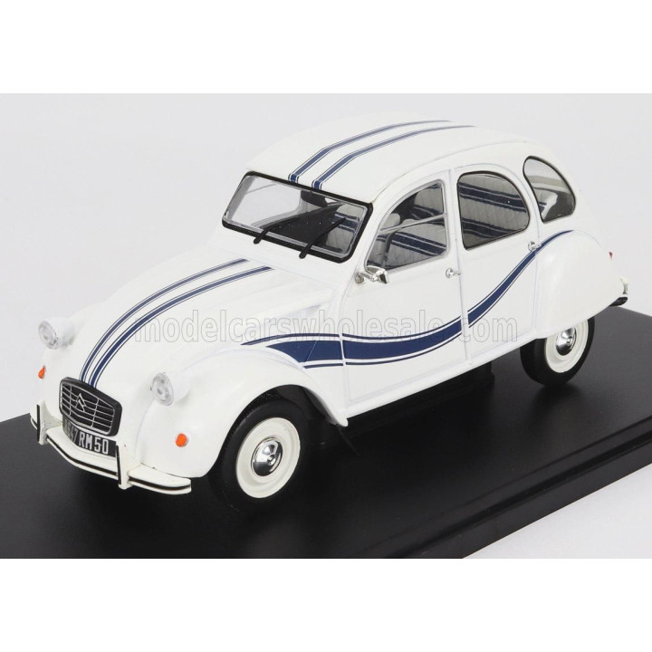 EDICOLA CITROEN 2CV FRANCE 3 1983 - WHITE BLUE 1/24