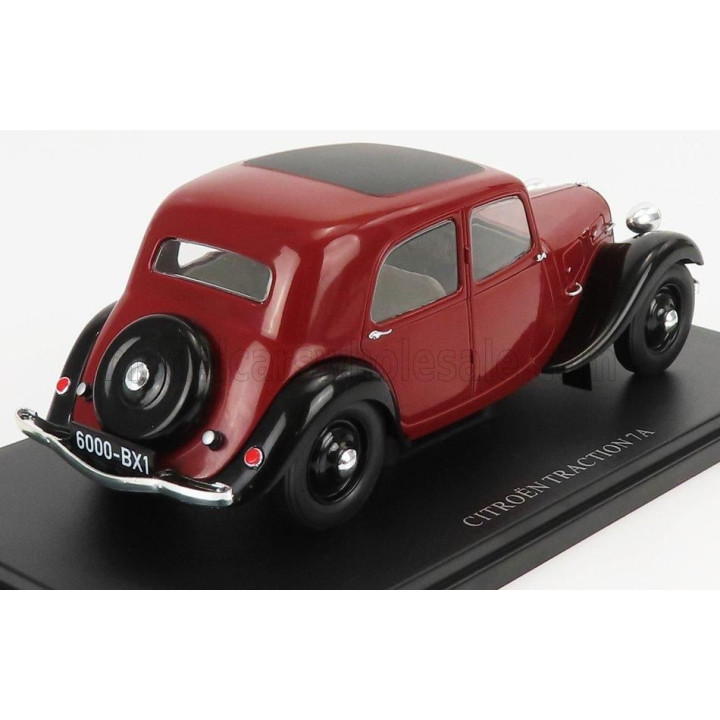 EDICOLA CITROEN TRACTION 7A AVANT 1934 - RED BLACK 1/24