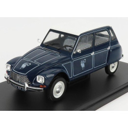 EDICOLA CITROEN DYANE CABAN 1977 - BLUE WHITE 1/24