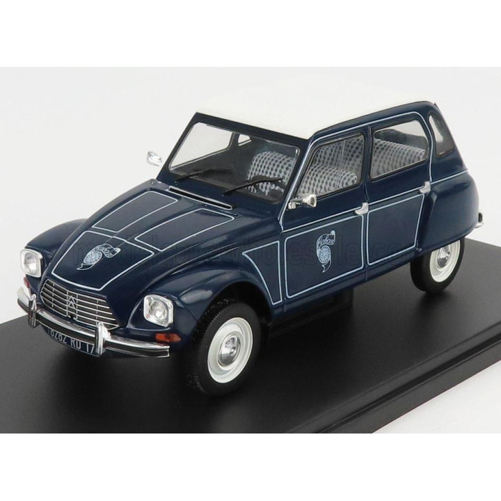 EDICOLA CITROEN DYANE CABAN 1977 - BLUE WHITE 1/24
