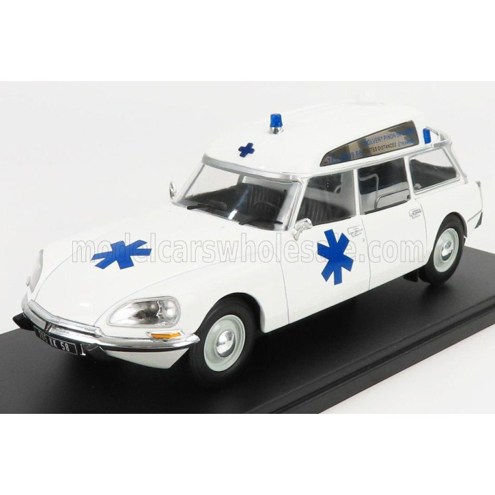 EDICOLA CITROEN DS20 BREAK SW STATION WAGON AMBULANCE 1974 - WHITE 1/24