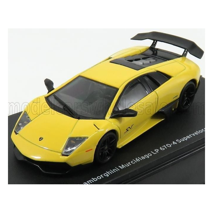 EDICOLA LAMBORGHINI MURCIELAGO LP670-4 SV SUPERVELOCE 2009 - YELLOW BLACK 1/43