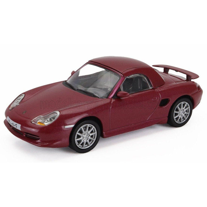 EDICOLA PORSCHE BOXSTER S 2002 - BORDEAUX MET 1/43