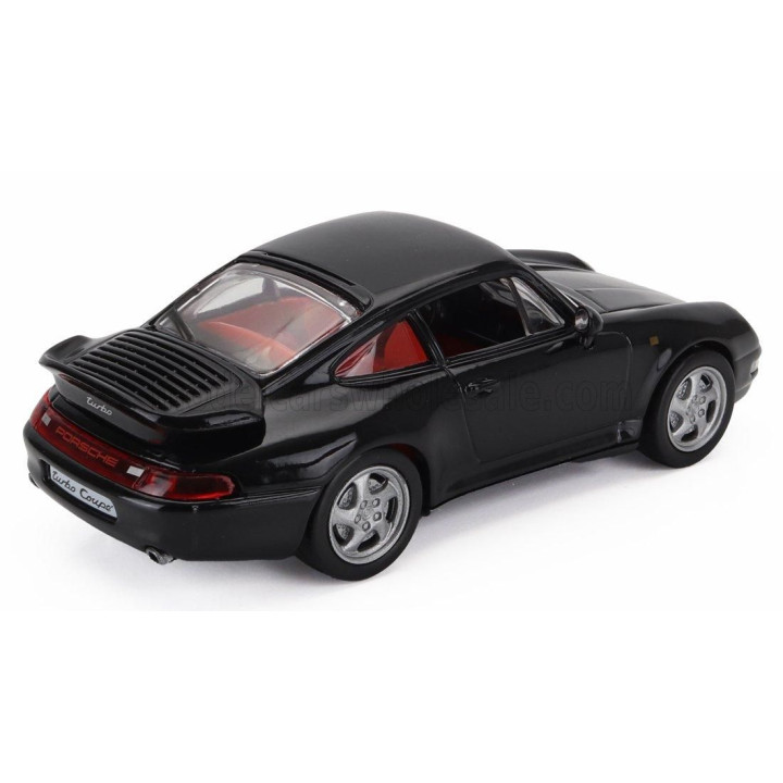EDICOLA PORSCHE 911 TURBO COUPE 1995 - BLACK 1/43