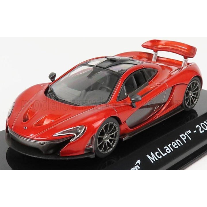 EDICOLA McLAREN P1 2013 - CON VETRINA - WITH SHOWCASE - COPPER MET CARBON 1/43