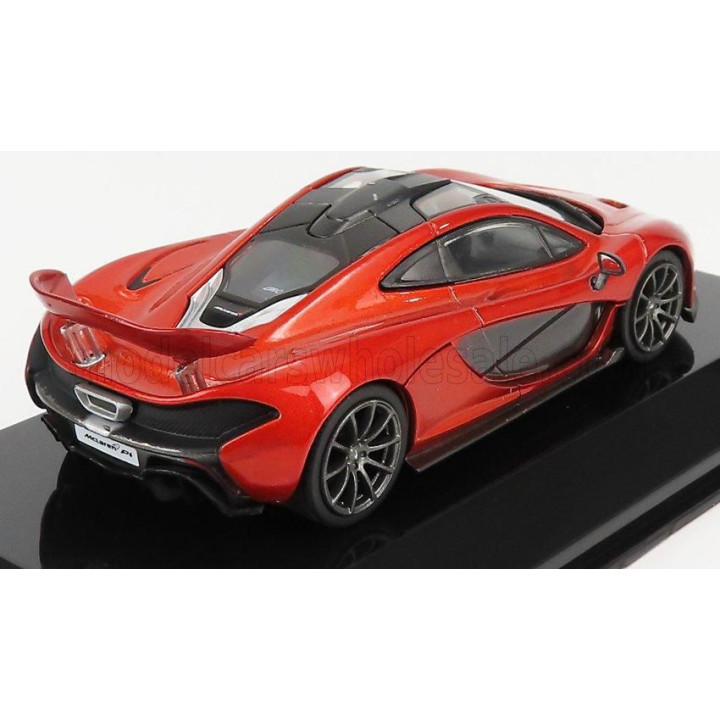 EDICOLA McLAREN P1 2013 - CON VETRINA - WITH SHOWCASE - COPPER MET CARBON 1/43