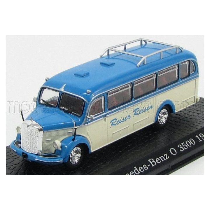 EDICOLA MERCEDES BENZ O3500 AUTOBUS REISER REINEN 1949 - DAMAGE DISPLAY BOX - BLUETTE CREAM 1/72