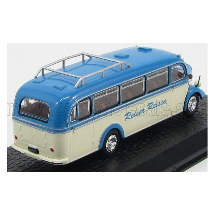 EDICOLA MERCEDES BENZ O3500 AUTOBUS REISER REINEN 1949 - DAMAGE DISPLAY BOX - BLUETTE CREAM 1/72
