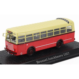 EDICOLA BROSSEL JONCKHEERE AUTOBUS 1957 - DAMAGE DISPLAY BOX - ORANGE CREAM 1/72