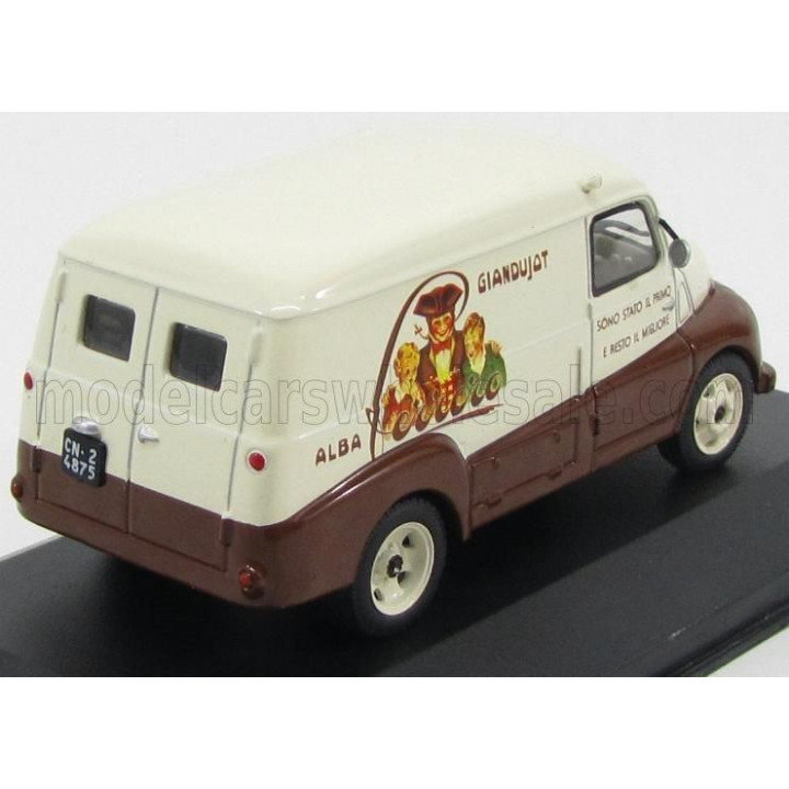 EDICOLA FIAT 615 VAN FERRERO 1952 - IVORY BROWN 1/43