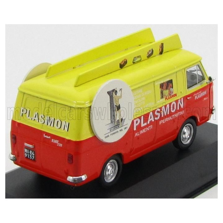 EDICOLA FIAT 238 VAN PLASMON 1967 - ORANGE YELLOW 1/43