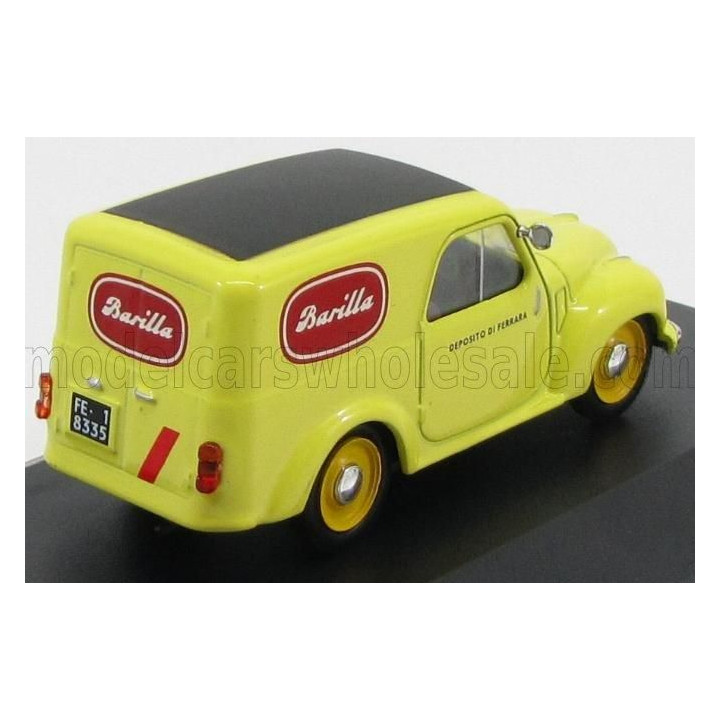 EDICOLA FIAT 500C FURGONCINO VAN BARILLA 1951 - YELLOW 1/43