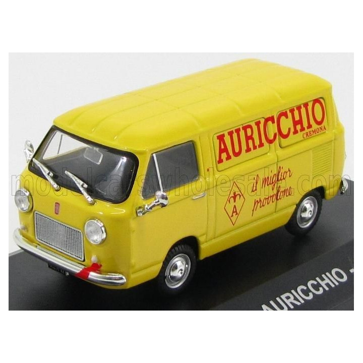 EDICOLA FIAT 850T VAN AURICCHIO 1972 - YELLOW 1/43