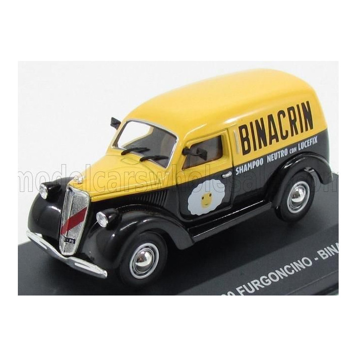 EDICOLA LANCIA ARDEA 800 VAN 1949 - BINACRIN SHAMPOO NEUTRO CON LUCEFIX - BLACK YELLOW 1/43