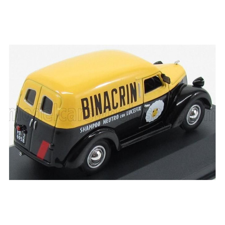 EDICOLA LANCIA ARDEA 800 VAN 1949 - BINACRIN SHAMPOO NEUTRO CON LUCEFIX - BLACK YELLOW 1/43