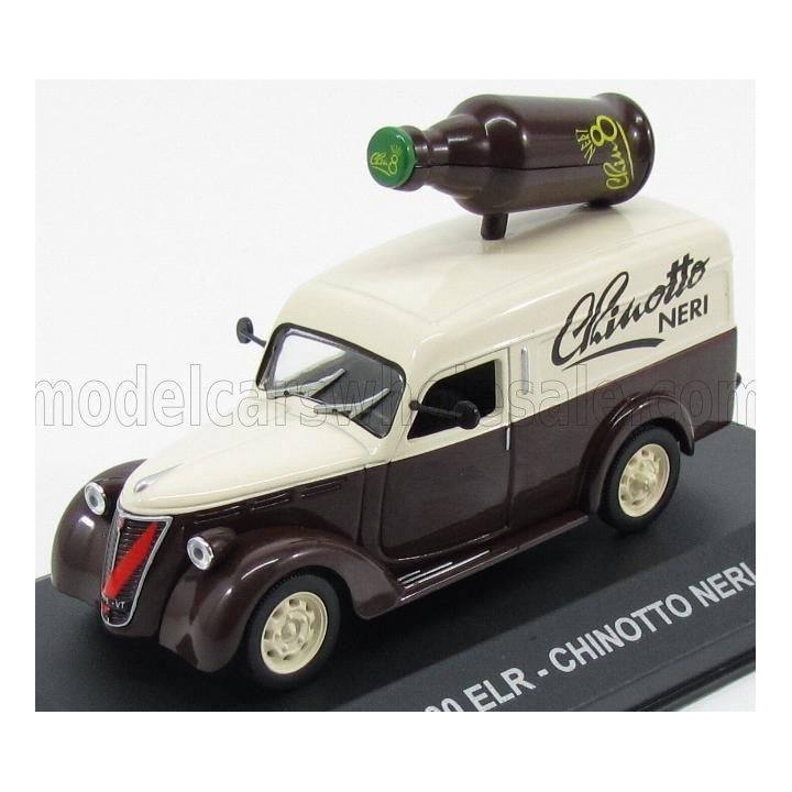 EDICOLA FIAT 1100 ELR VAN 1951 - CHINOTTO NERI - BROWN IVORY 1/43