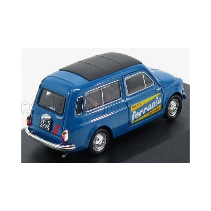 EDICOLA FIAT 500 GIARDINIERA VAN 1964 - PRODOTTI FOTOGRAFICI FERRANIA - BLUE 1/43